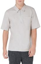 Men's Topman Modern Fit Zip Shirt, Size - Grey