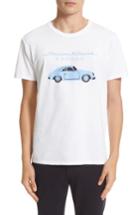 Men's Maison Kitsune Graphic T-shirt, Size - White