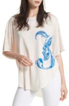 Women's Free People Letter Graphic Tee - Blue