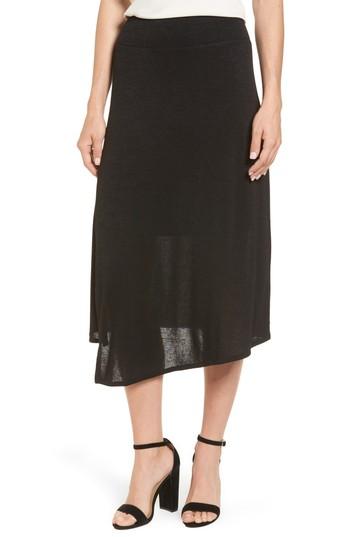 Women's Nic + Zoe Every Occasion Faux Wrap Skirt - Black