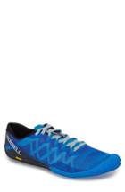 Men's Merrell Vapor Glove 3 Trail Running Shoe M - Blue