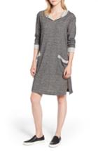 Women's Caslon Off Duty Hoodie Dress - Grey
