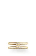 Women's David Yurman Continuance Band Ring With Diamonds In 18k Gold, 6.5mm