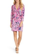 Women's Lilly Pulitzer Felizia Silk Dress - Pink