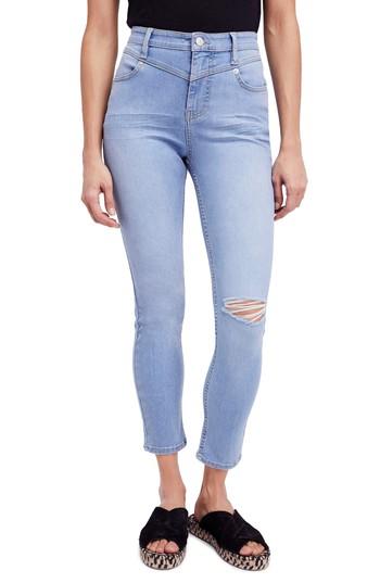 Women's Free People Mara Skinny Jeans - Blue