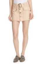 Women's Free People Hangin' On Tight Miniskirt - Beige