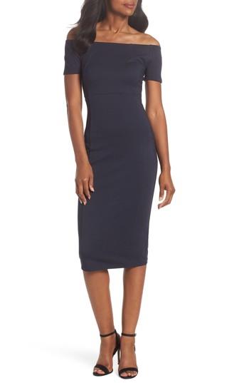 Women's Felicity & Coco Off The Shoulder Sheath Dress - Blue