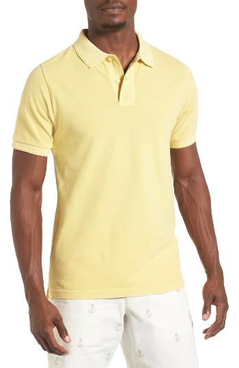 Men's Dockers Garment Dyed Pique Polo - Yellow