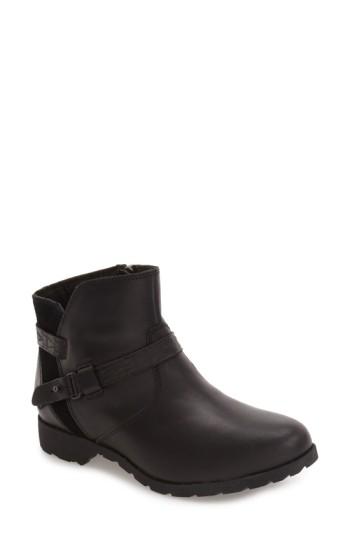 Women's Teva 'delavina' Ankle Strap Bootie .5 M - Black