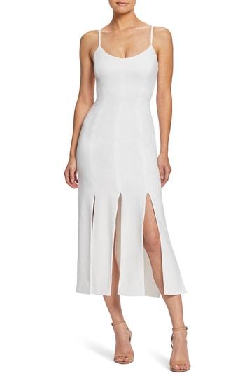 Women's Dress The Population Devon Midi Dress - White