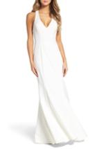 Women's Xscape T-back Mermaid Gown - Ivory