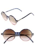 Women's Marc Jacobs 52mm Round Sunglasses - Havana/ Blue/ Pink