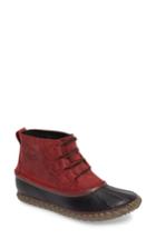 Women's Sorel 'out N About' Leather Boot .5 M - Red