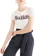 Women's J.crew Sailor Tee, Size - Ivory