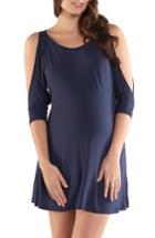Women's Tart Maternity Naya Cold Shoulder Maternity Dress - Black