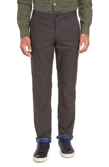 Men's Bonobos Slim Fit Flannel Lined Chinos X 32 - Grey