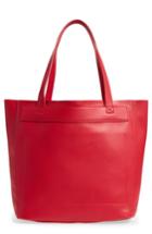 Bp. Stitched Faux Leather Tote - Red