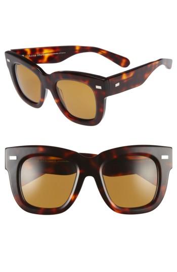 Women's Acne Studios Library 51mm Sunglasses - Turtle