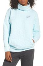 Women's Nike Sportswear Quilted Funnel Neck Pullover - Blue