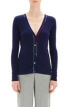 Women's Theory Multicolor Linked Cardigan, Size - Blue