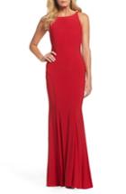 Women's Ieena For Mac Duggal Jersey Gown - Red