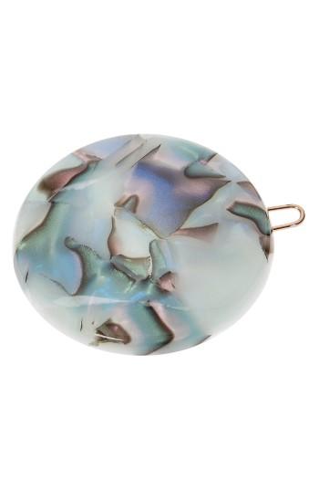 France Luxe Circle Tige Boule Barrette, Size - Blue