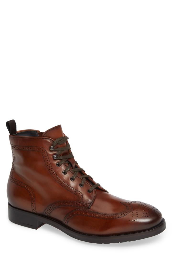 Men's To Boot New York Auckland Wingtip Boot .5 M - Brown