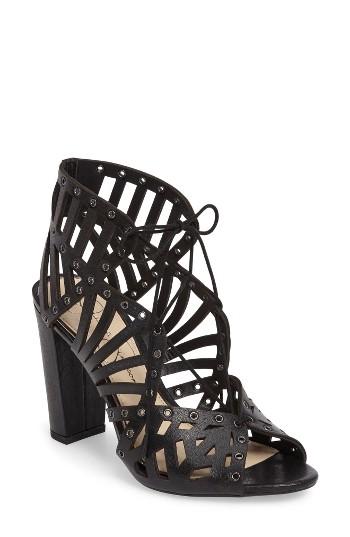 Women's Jessica Simpson Emagine Lace-up Sandal M - Black