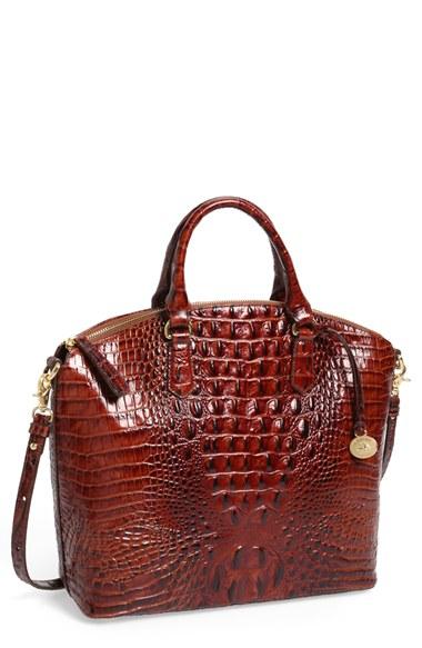 Brahmin 'melbourne - Large Duxbury' Satchel - Brown