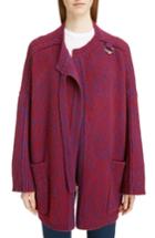 Women's Chloe Wool & Cashmere Cardigan Coat - Red