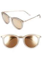 Women's Le Specs No Smirking 50mm Polarized Sunglasses - Mist Matte