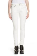 Women's R13 Allison Distressed Skinny Jeans - White