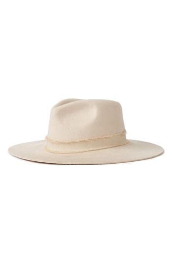 Women's Brixton Ella Wool Fedora - Ivory