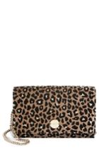 Jimmy Choo Florence Leopard Print Crossbody Bag -
