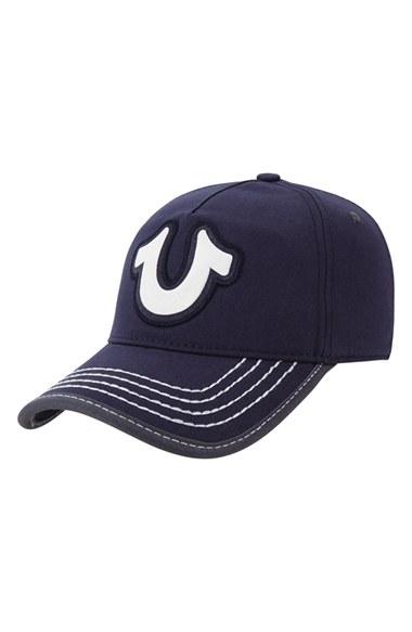 Men's True Religion Brand Jeans 'horseshoe' Cap - Blue