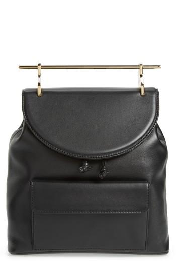 M2malletier Calfskin Leather Backpack -