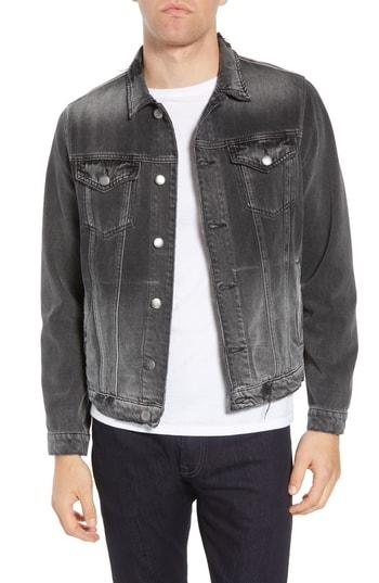 Men's Frame L'homme Denim Jacket, Size - Black