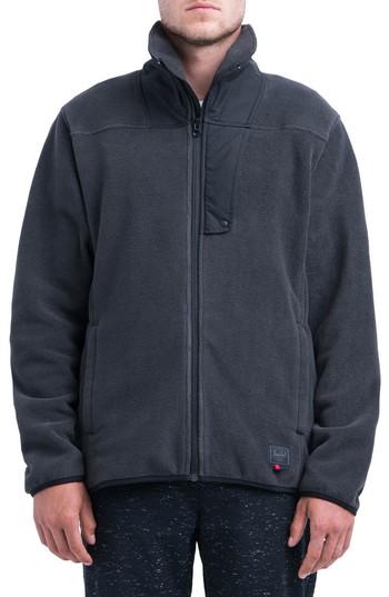 Men's Herschel Supply Co. Fleece Zip-up - Black