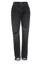 Women's Band Of Gypsies Madison Ripped High Waist Skinny Jeans