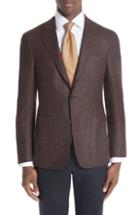 Men's Canali Kei Classic Fit Wool Blazer Us / 52 Eu R - Red