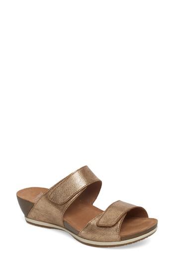 Women's Dansko Vienna Slide Sandal .5-9us / 39eu M - Yellow