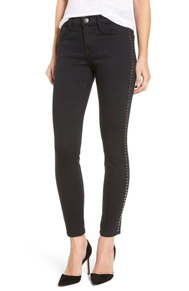 Women's Current/elliott 'the Stiletto' Studded Skinny Jeans