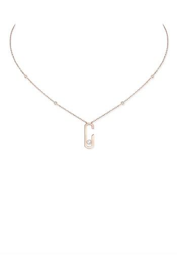 Women's Messika Move Addiction By Gigi Hadid Diamond Station Pendant Necklace