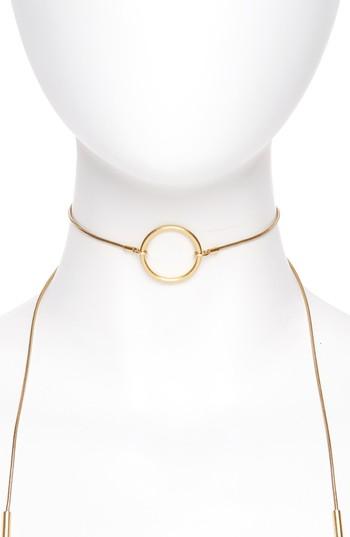 Women's Madewell Adjustable Ring Choker Necklace