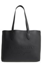 Burberry Remington Leather Tote - Black