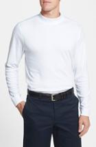 Men's Cutter & Buck 'belfair' Long Sleeve Mock Neck Pima Cotton T-shirt