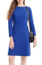 Women's J.crew 365 Knit Fit & Flare Dress - Blue
