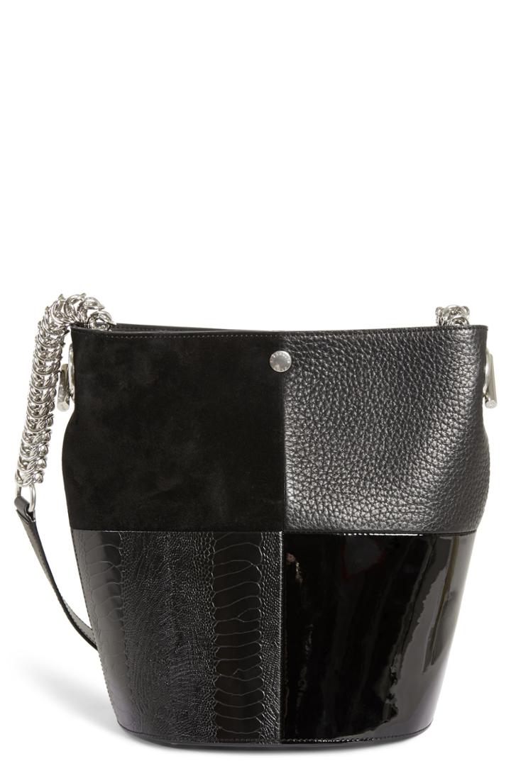 Alexander Wang Genesis Patchwork Leather Bucket Bag -