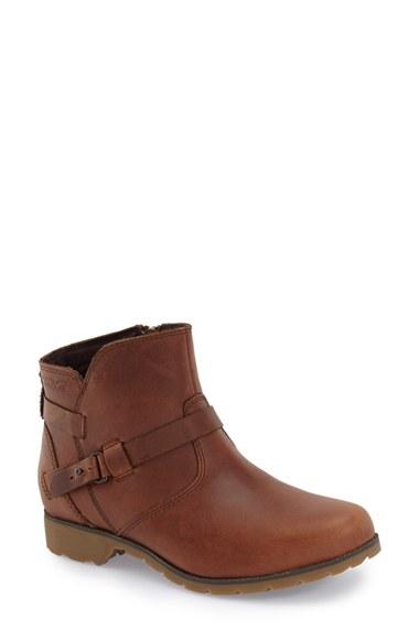 Women's Teva 'delavina' Waterproof Bootie M - Brown