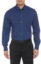 Men's Cutter & Buck Logan Regular Fit Non-iron Sport Shirt, Size - Blue